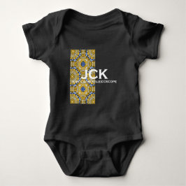 Band elf Kaleidoskop Kunst dreizehn Baby Strampler
