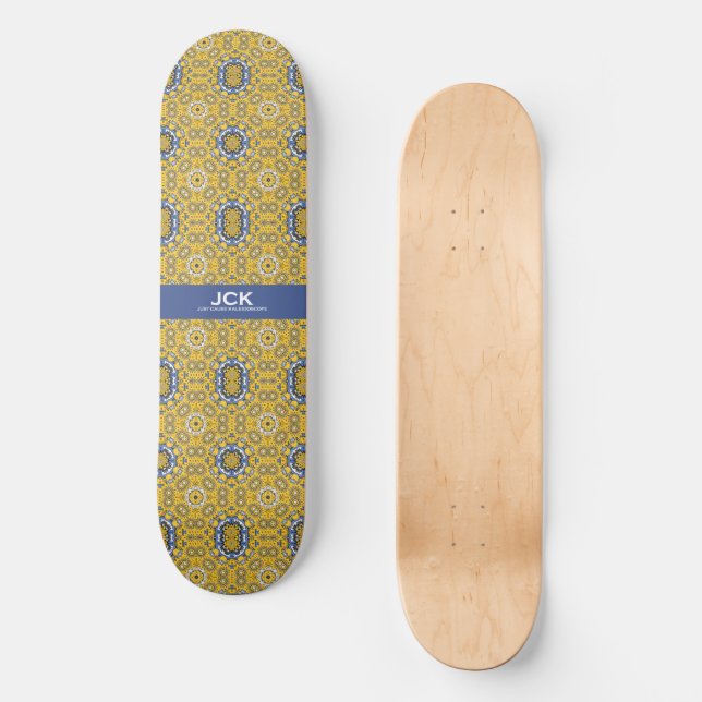 Band elf Kaleidoskop-Kunst einundzwanzig Skateboard (Vorderseite)
