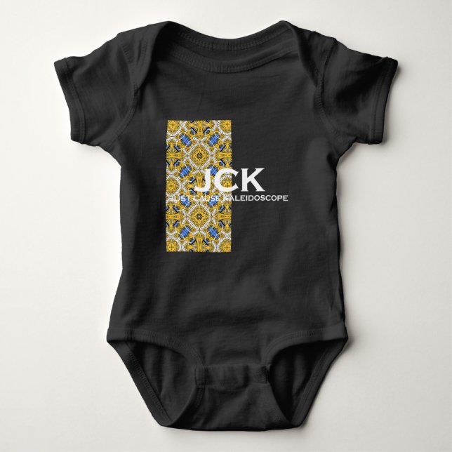 Band elf Kaleidoskop-Kunst siebzehn Baby Strampler (Vorderseite)