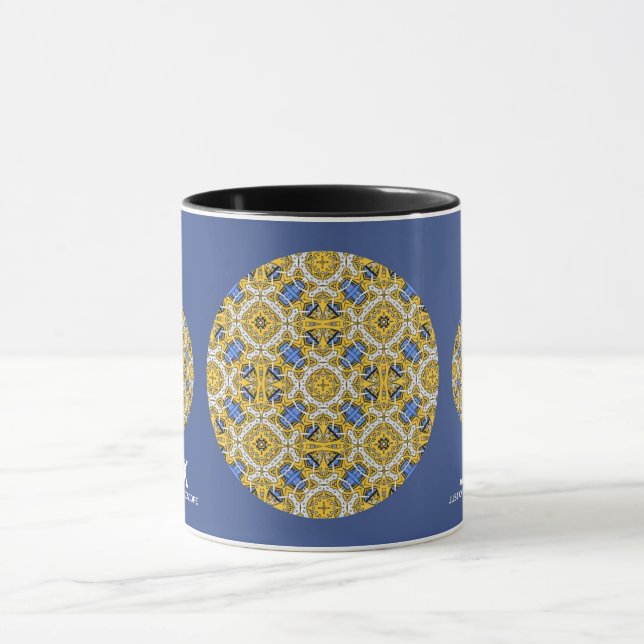 Band elf Kaleidoskop-Kunst siebzehn Tasse (Zentrum)