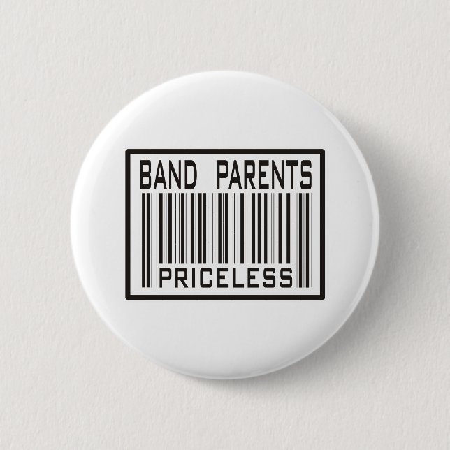 Band-Elternteil unbezahlbar Button (Vorderseite)