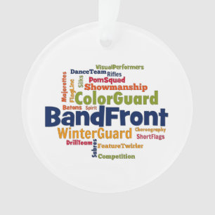 Band-FrontWord-Wolke Ornament