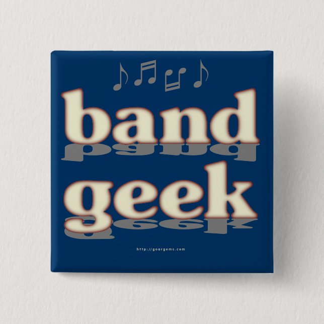 Band Geek Button (Vorderseite)