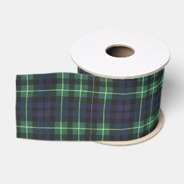 Band - Gelber, grüner und blauer Tartan Ripsband