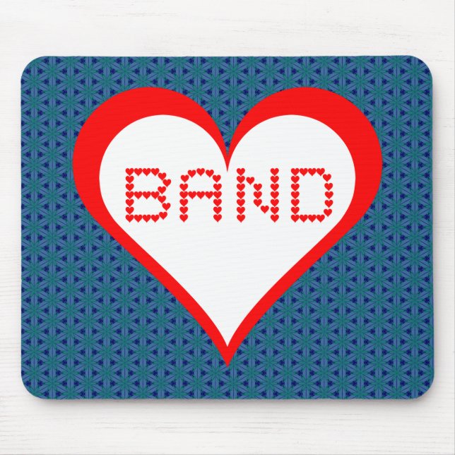 Band Hearts Mousepad (Vorne)