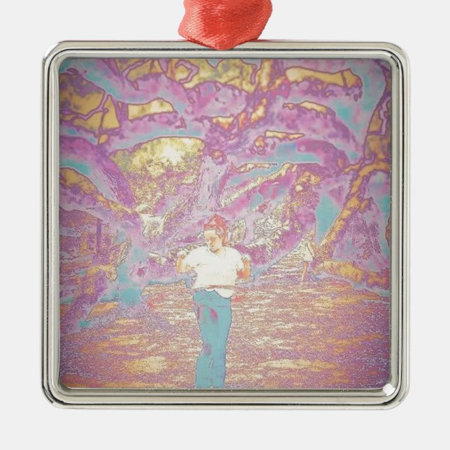 Band-Mädchen im Farbfilm Ornament Aus Metall (Vorne)