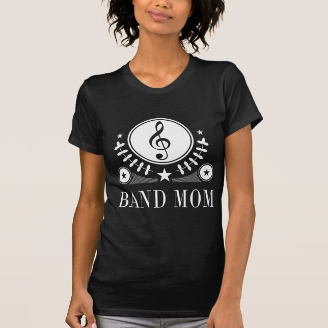 Band-Mama-Geschenk-Idee T-Shirt (Vorderseite)