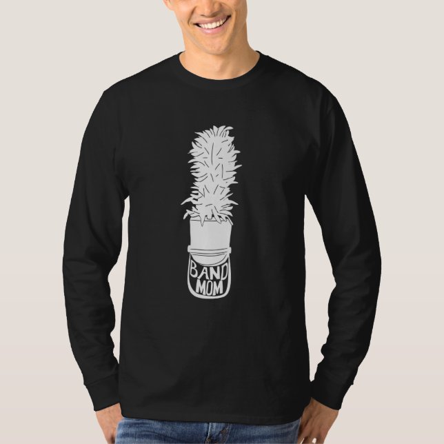 Band Mama Marching Band Hut mit Feder Graphic T-Shirt (Vorderseite)