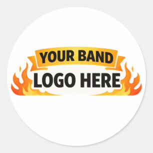 🎵 Band Merch Aufkleber   Benutzerdefiniertes Band