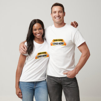 🎵 Band Merch T-Shirt – Fügen Sie Bandname & Logo