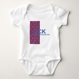 Band neun Kaleidoskop Art zwei Baby Strampler