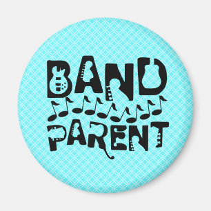 Band Parent Musiknoten Magnet