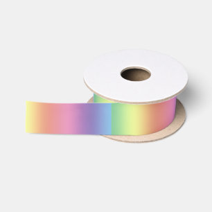 Band - Regenbogen-Farben - Vertikale Satinband