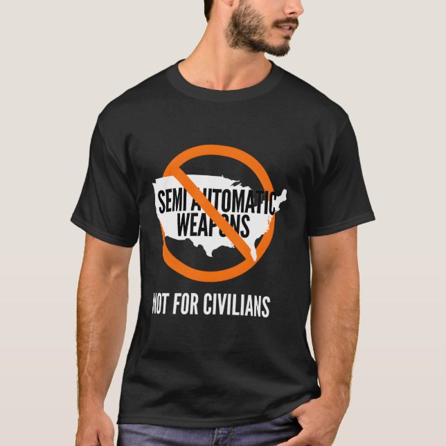 Band Semi Automatische Waffen genug Stopp Gun Viol T-Shirt (Vorderseite)