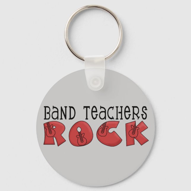 Band Teachers Rock Schlüsselanhänger (Vorderseite)