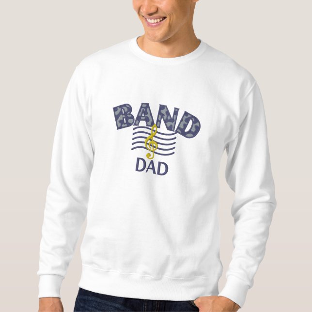 Band-Vater Besticktes Sweatshirt (Vorderseite)