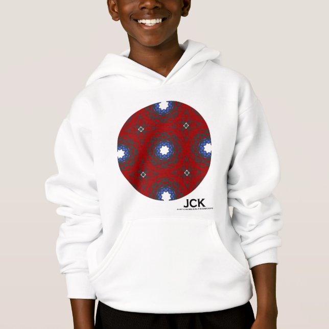 Band vier Kaleidoskop Art Acht Hoodie (Vorderseite)