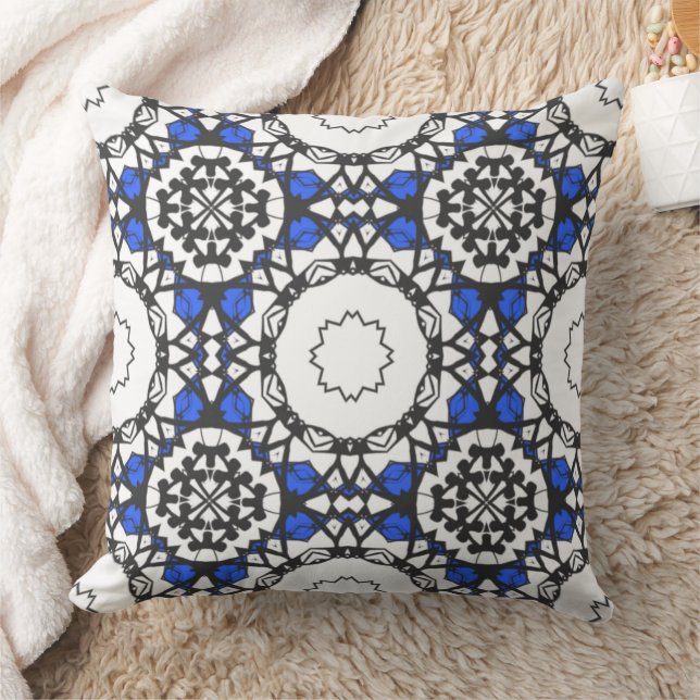 Band vier Kaleidoskop Art Acht Kissen (Decke)