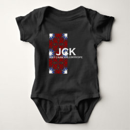 Band vier Kaleidoskop Art neun Baby Strampler