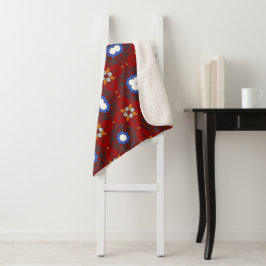 Band vier Kaleidoskop Art neun Sherpadecke