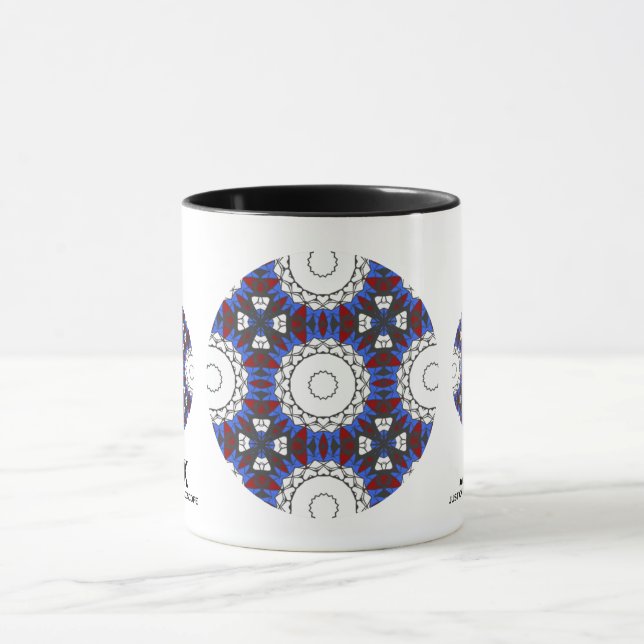Band vier Kaleidoskop Art neun Tasse (Zentrum)