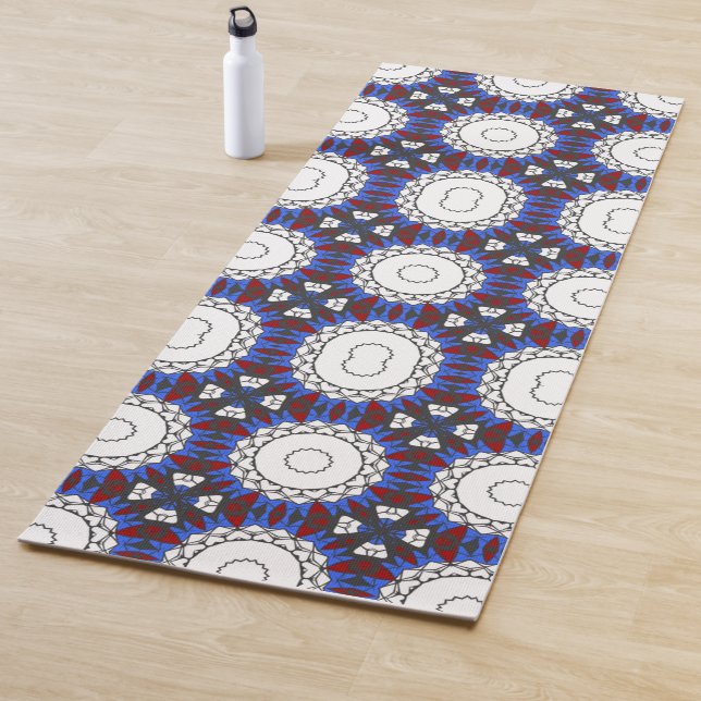 Band vier Kaleidoskop Art neun Yogamatte (Beispiel)