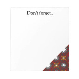 Band vier Kaleidoskop Art One Notizblock