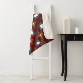 Band vier Kaleidoskop Art One Sherpadecke