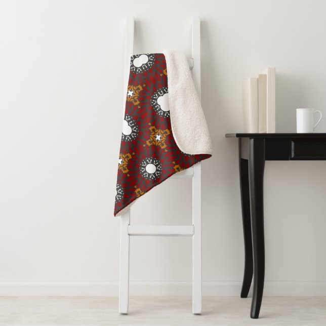 Band vier Kaleidoskop Art One Sherpadecke (Beispiel)