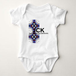 Band vier Kaleidoskop Art Sieben Baby Strampler