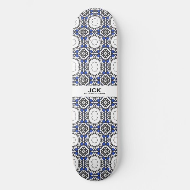 Band vier Kaleidoskop Art Sieben Skateboard (Vorderseite)