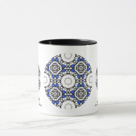 Band vier Kaleidoskop Art Sieben Tasse