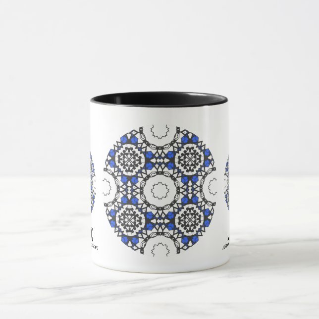 Band vier Kaleidoskop Art Sieben Tasse (Zentrum)