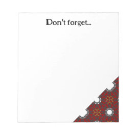 Band vier Kaleidoskop Art zwei Notizblock