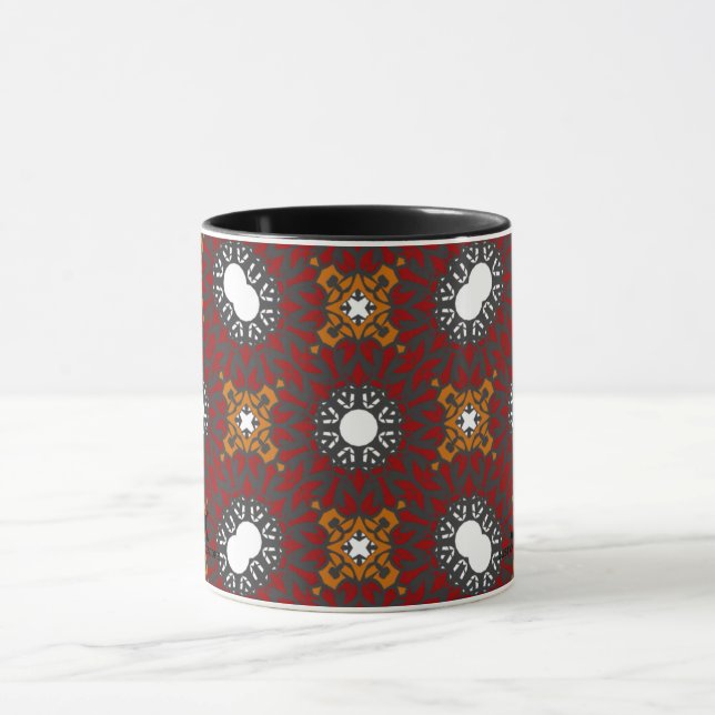 Band vier Kaleidoskop Art zwei Tasse (Zentrum)