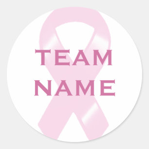Band-Weg-Gewohnheits-Team KRW rosa Runder Aufkleber