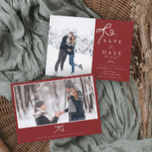 Band-Weihnachts-Save-The-Date-Karte