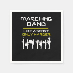 Band wie ein Sport nur härtere Musiker Serviette