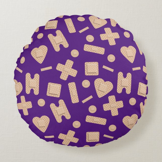 Bandage Rundes Kissen (Vorderseite)