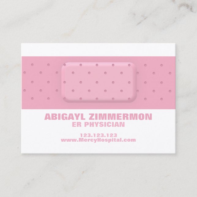 BANDAID Visitenkarte (Vorderseite)