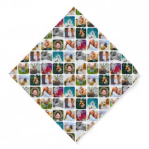 Bandana 12 Foto Collage gerundet