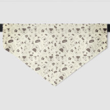 Bandana à thème niche pour chien
