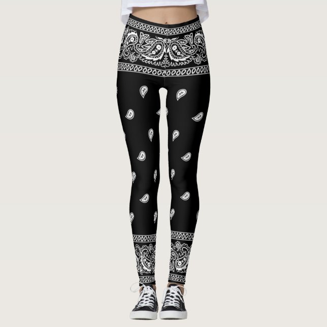 Bandana Black-Leggings Leggings (Vorderseite)
