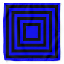 Bleu et noir Carrés
