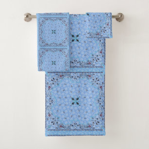Bandana Bleue Paisley Ouest