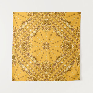 Bandana Boho: Paisley-Druck-Wiederbelebung Wandteppich