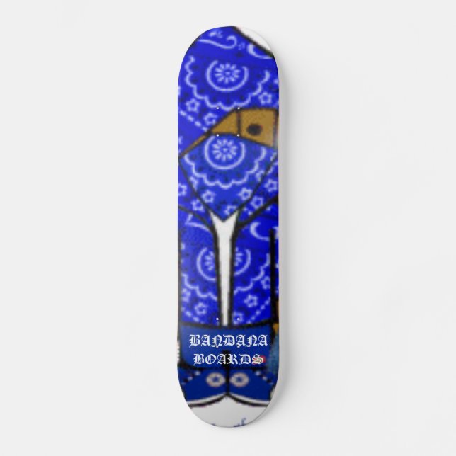BANDANA-BRETTER SKATEBOARD (Vorderseite)