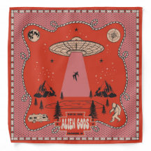 Dieux Aliens roses et rouges