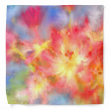 Fleurs de feux d'artifice Attache Tee Tee Look Ban