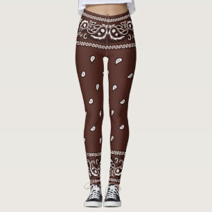Bandana Fudge Leggings Brown